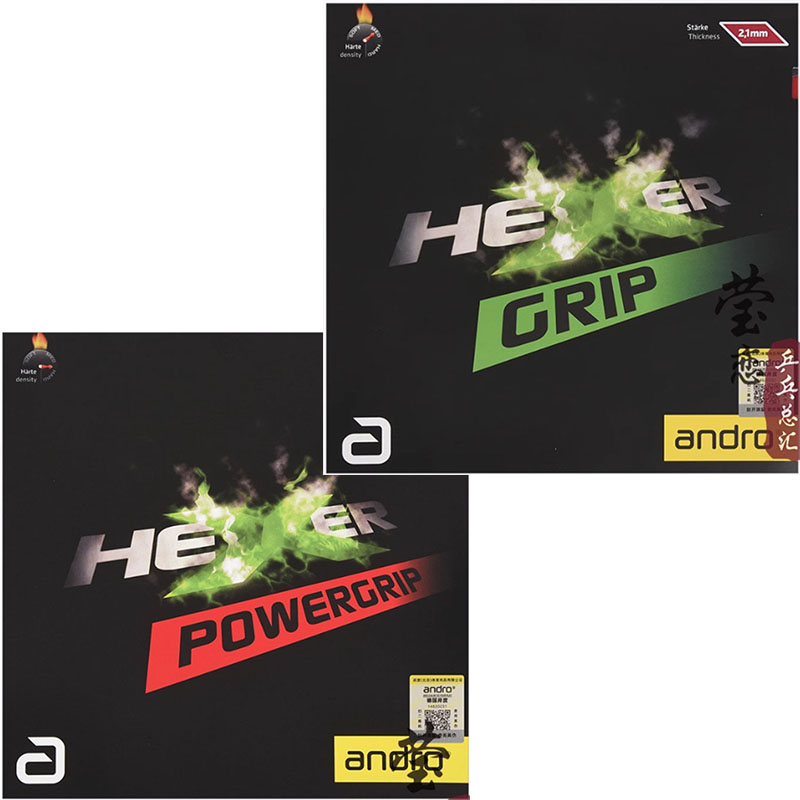 Table Tennis Rubber - Andro HEXER GRIP karet tenis meja