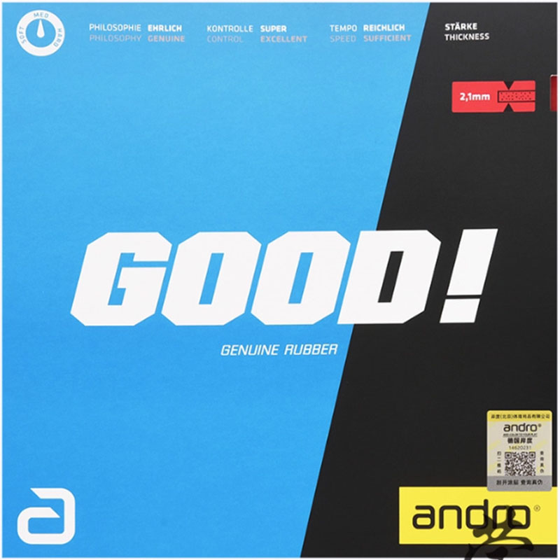 Table Tennis Rubber - Andro GOOD Karet Tenis Meja Tidak