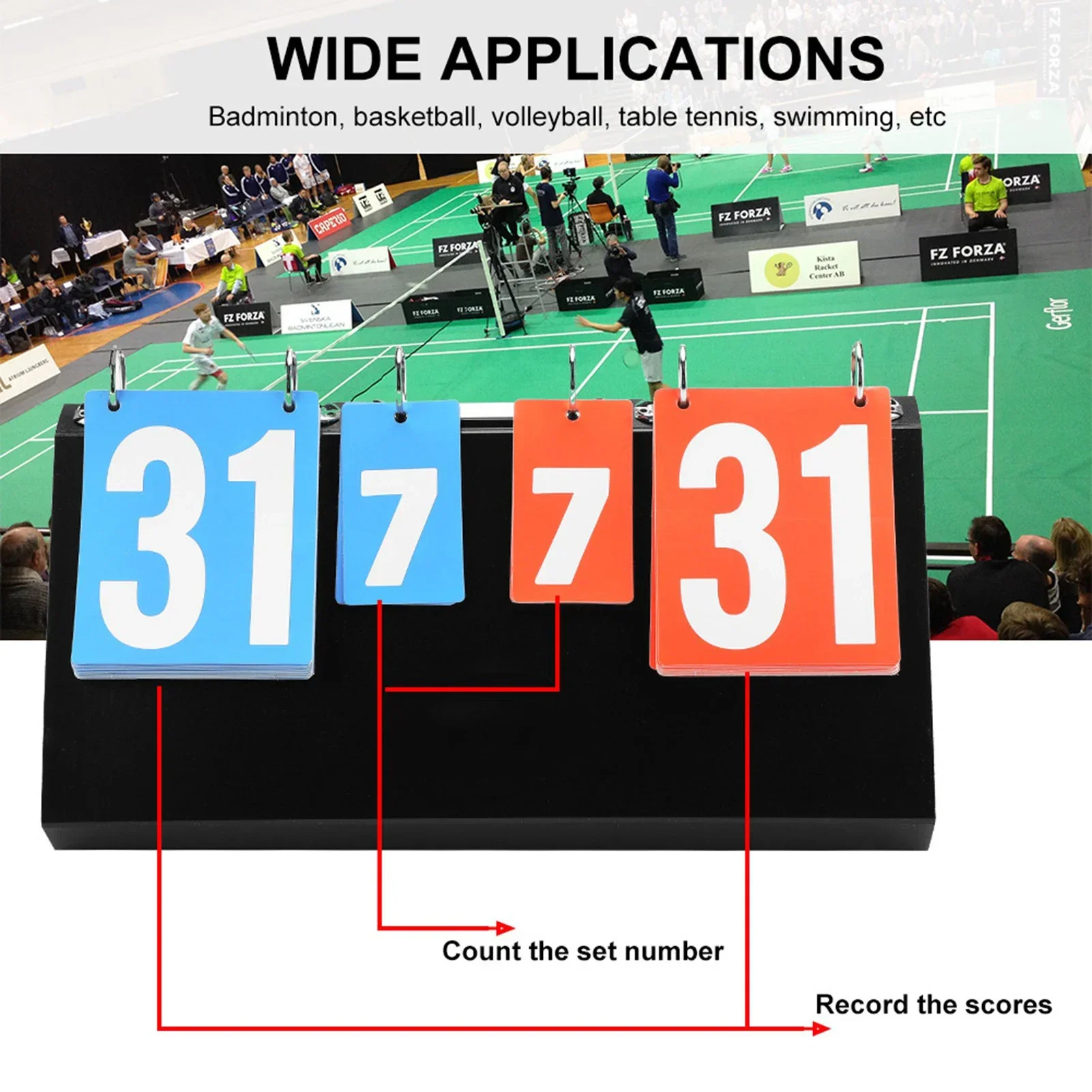 Table Tennis Score - Papan Skor Kompetisi Olahraga 4 Digit