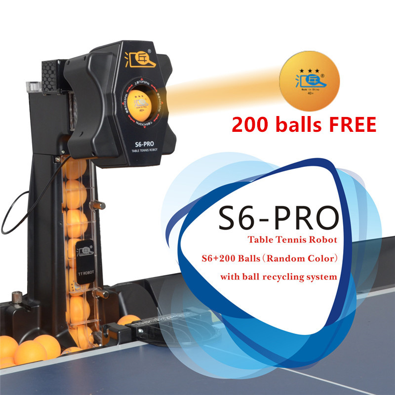 Table Tennis Gun - HUIPANG S6-PRO Robot Tenis Meja/Mesin Mudah
