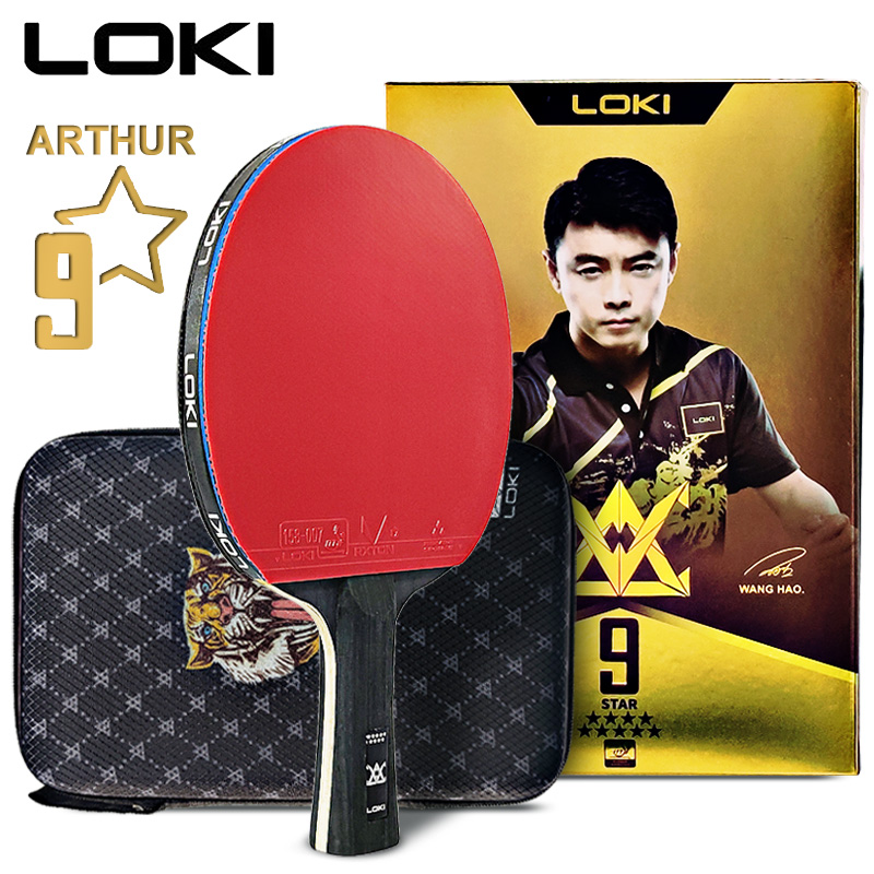 LOKI ARTHUR raket tenis meja 9 - Table Tennis Gun ulasan dan harga