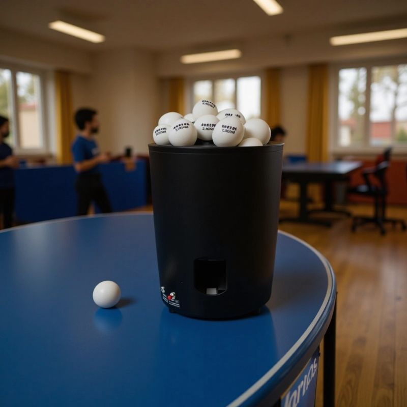 Mesin Penyajian Tenis Meja Oto - Table Tennis Gun ulasan dan harga