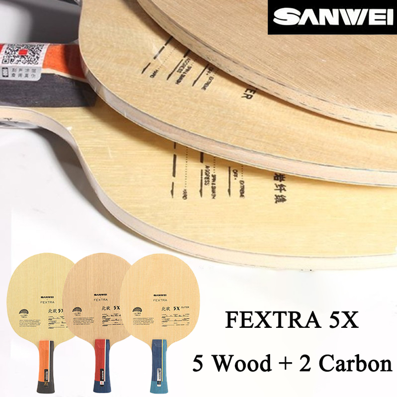 SANWEI FEXTRA 5X Blade Tenis M - Table Tennis Paddles ulasan dan harga