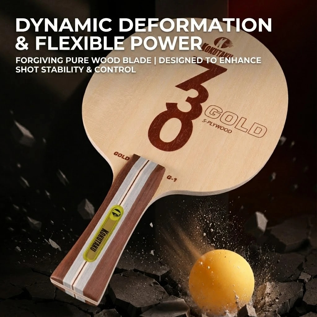Blade Tenis Meja Kokutaku FL 7 - Table Tennis Rubber ulasan dan harga