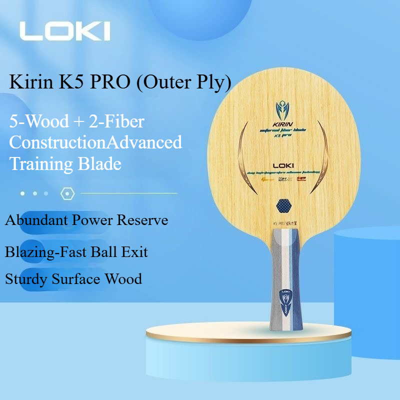 LOKI Kirin K5 PRO Raket Tenis  - Table Tennis Paddles ulasan dan harga