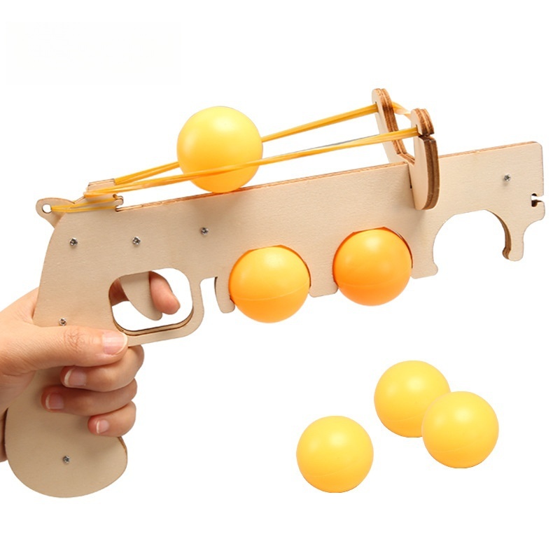 Mainan Edukasi Perakitan Fisik - Table Tennis Gun ulasan dan harga