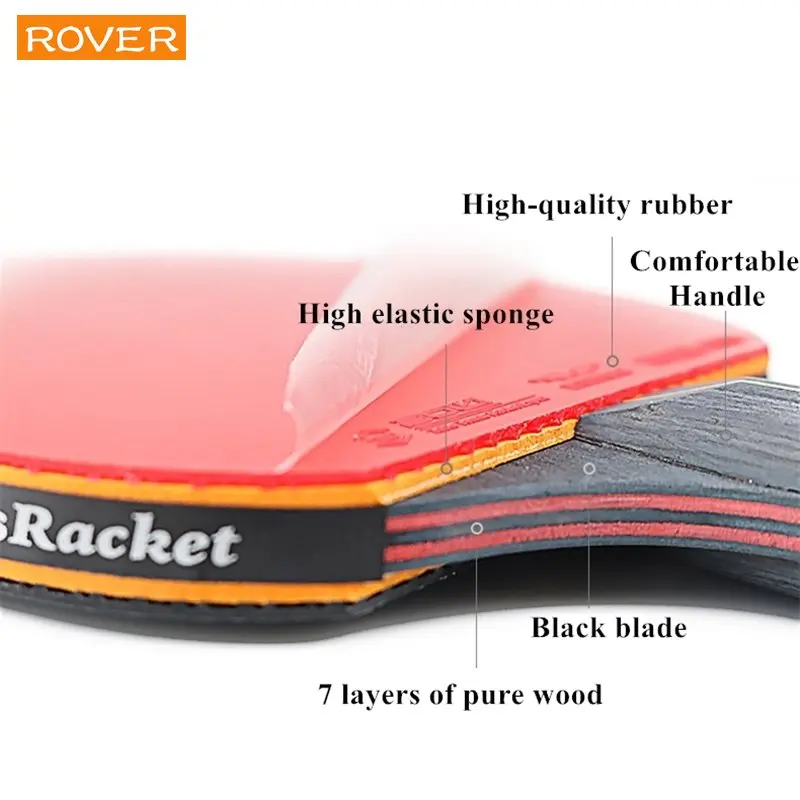 Raket Ping Pong profesional, r - Table Tennis From ulasan dan harga