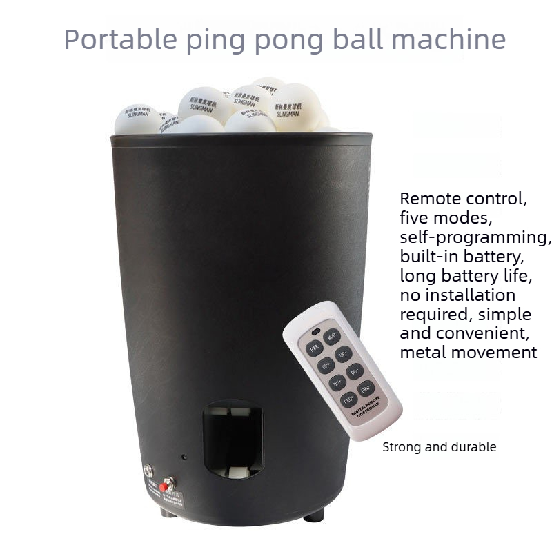 Mesin Bola Tenis Meja Portabel - Table Tennis Gun ulasan dan harga