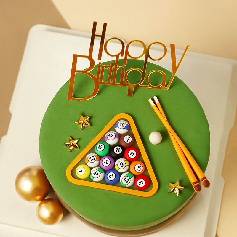 Dekorasi Kue Bola Biliar Kue P - Table Tennis From ulasan dan harga