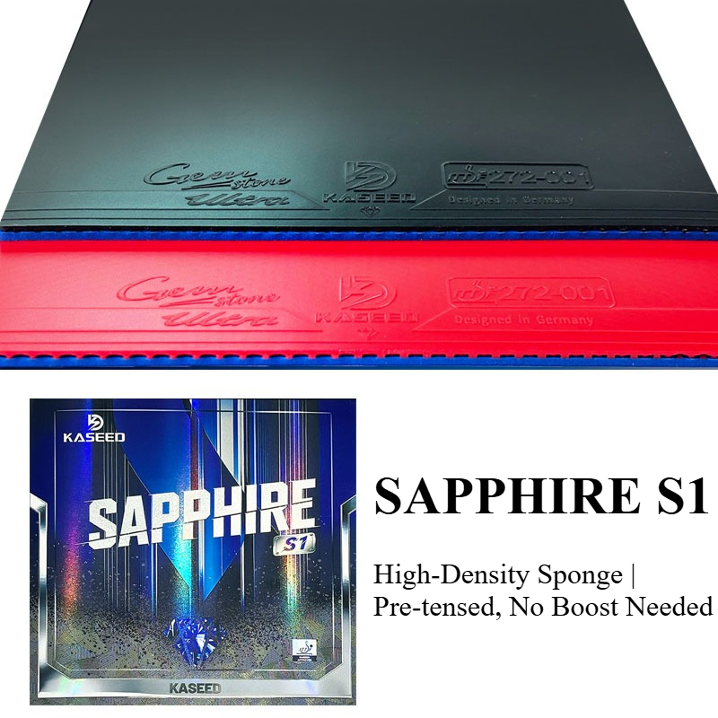 KASEED SAPPHIRE S1 Karet Tenis - Table Tennis Rubber ulasan dan harga