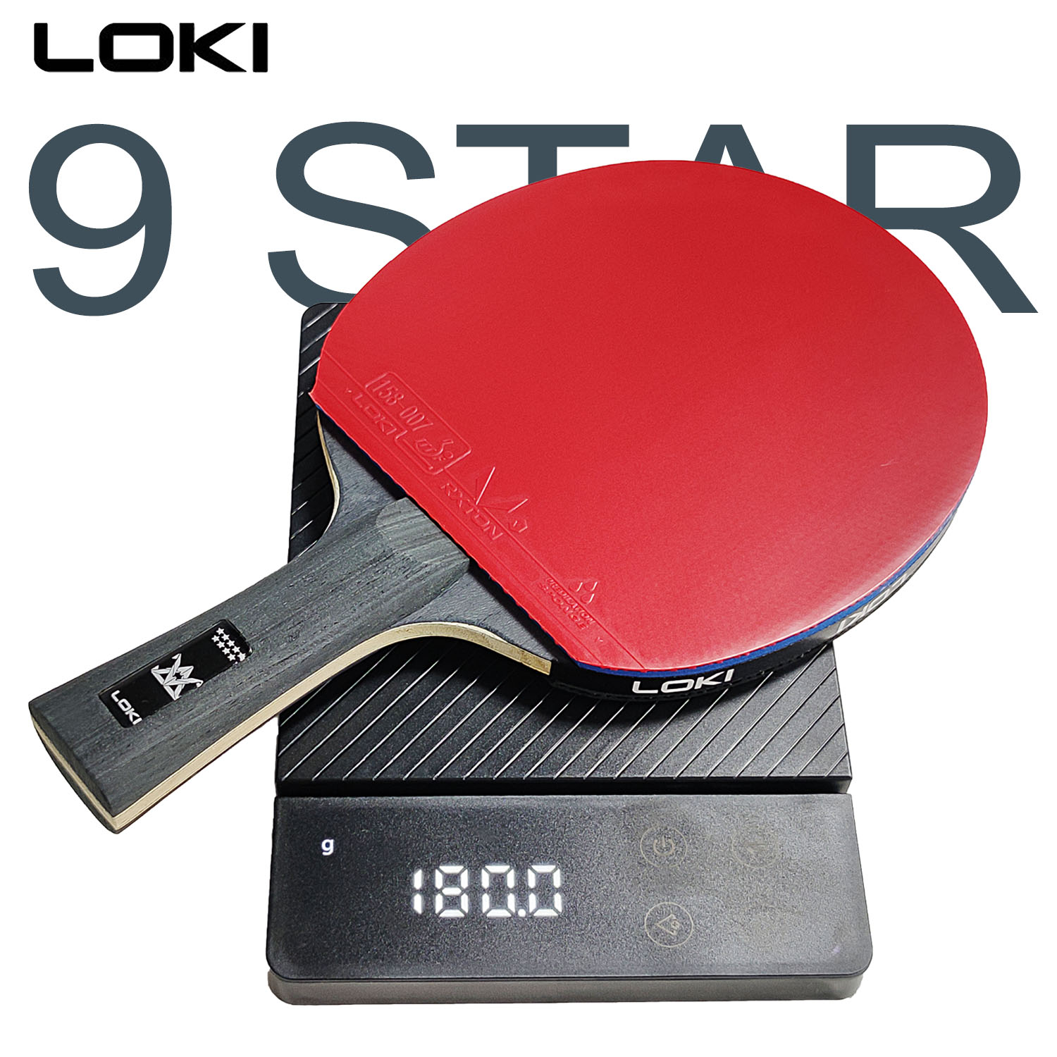 LOKI raket tenis meja 9 Star,  - Table Tennis Gun ulasan dan harga